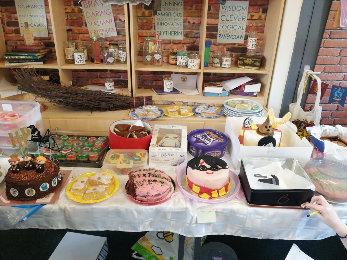 Harry Potter bake off today in the library! 
Tasty treats galore.
Well done Ecco, super proud of all the students who have made such a fantastic effort!