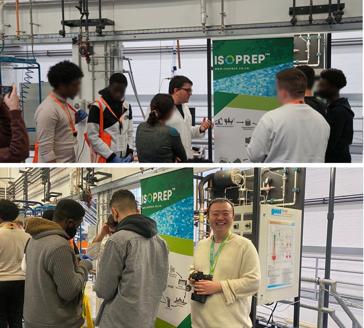 ISOPREPproject's tweet photo. The #ISOPREP partner @LSBU was delighted to welcome young people participating in the Engineering Conference on 08/02/2022. It was great to see their interest in plastic recycling process as introduced by the ISOPREP project.
#plasticrecycling #wastemanagement #sustainable https://t.co/sVzEiVIrPW