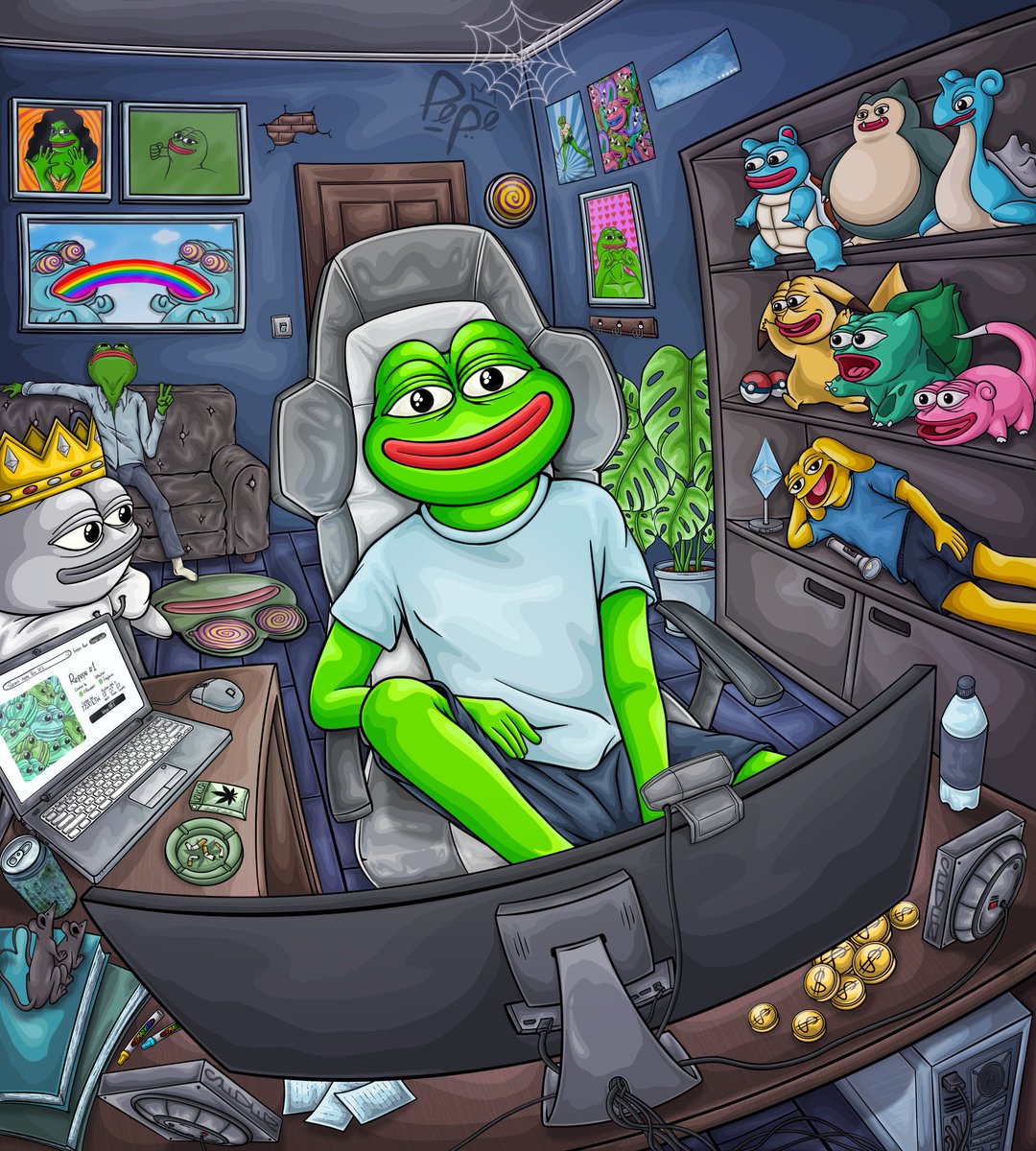 resevenID's tweet photo. I just listed “STREAMER” for sale on @withFND! 🌐
🔗: https://t.co/ej3GlPWG2C
Hello ser @jaggedsoft @jaggedVIP @ColeThereum @Giga_Chad_Pepe , I hope you see my new drop and enjoyed it🐸💚
#NFTs #NFTCommunity #Pepe #pepethefrog #FrogFam #Illustration #withFND #Repepe https://t.co/uFnJTg5Ksb