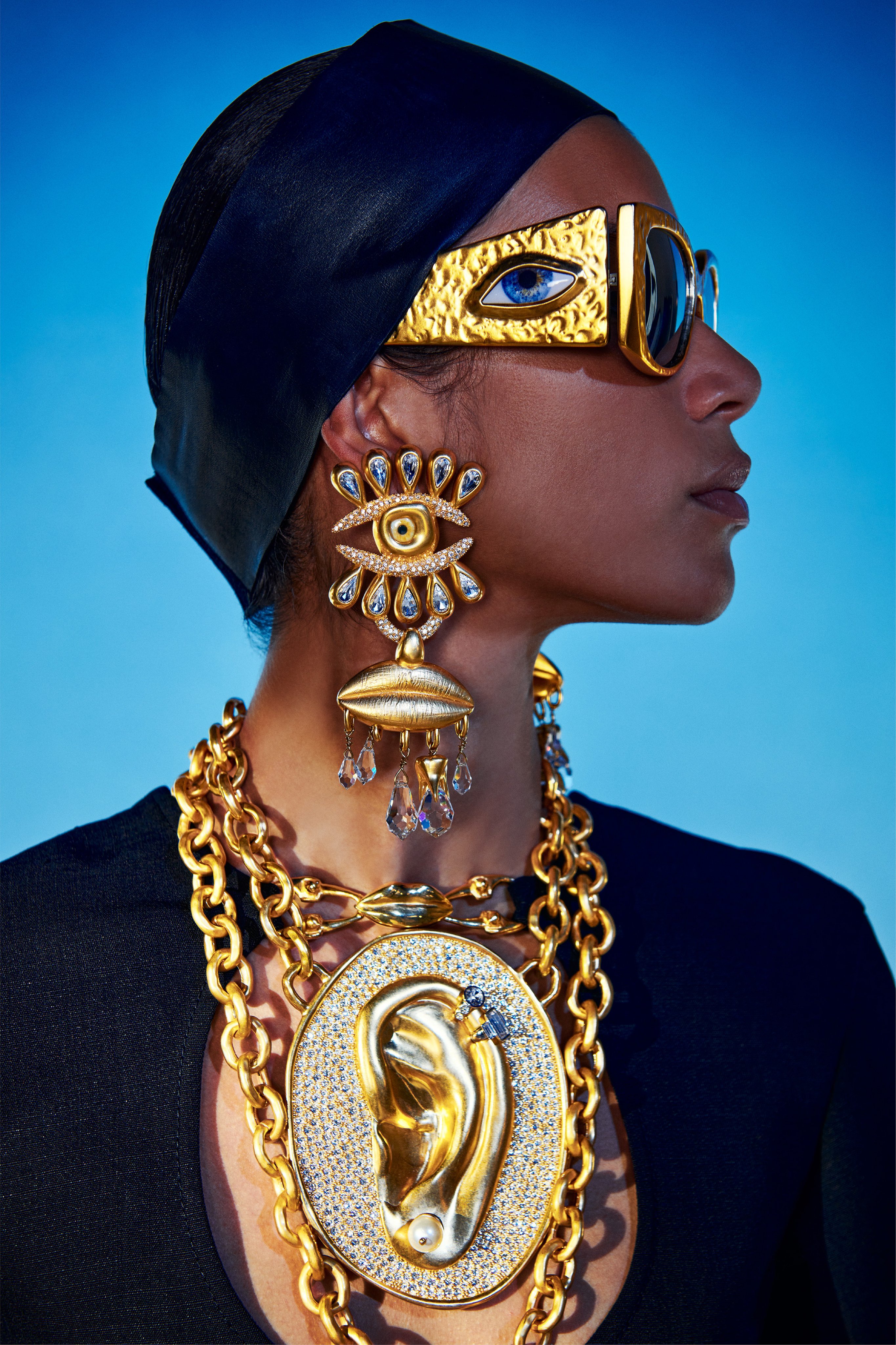 高品質　ラグジュアリー　オシャレ　ピアス　Schiaparelli 高品質 ラグジュアリー オシャレ ピアス Schiaparelli