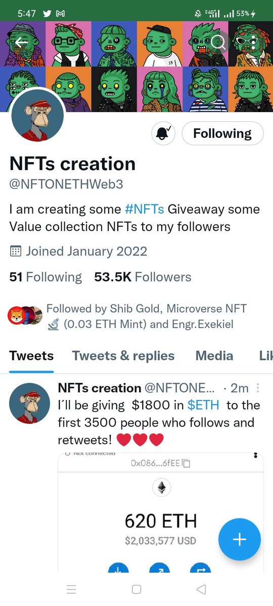 RonzoNFT's tweet photo. @NFTONETHWeb3 @ShibGoldCoin Manifestating to win 🔥🔥🔥🔥🔥🔥 https://t.co/g6aZqRiqPx
