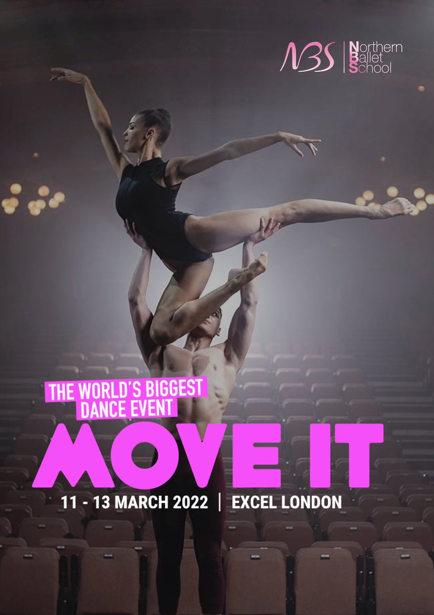 NBSmanchester's tweet photo. You’ll find us in London on Saturday 12th March 2022 at the SHOWCASE THEATRE @MOVEITSHOW #london #dancers #northernballetschool #moveit https://t.co/rHQ0G3Y44Q