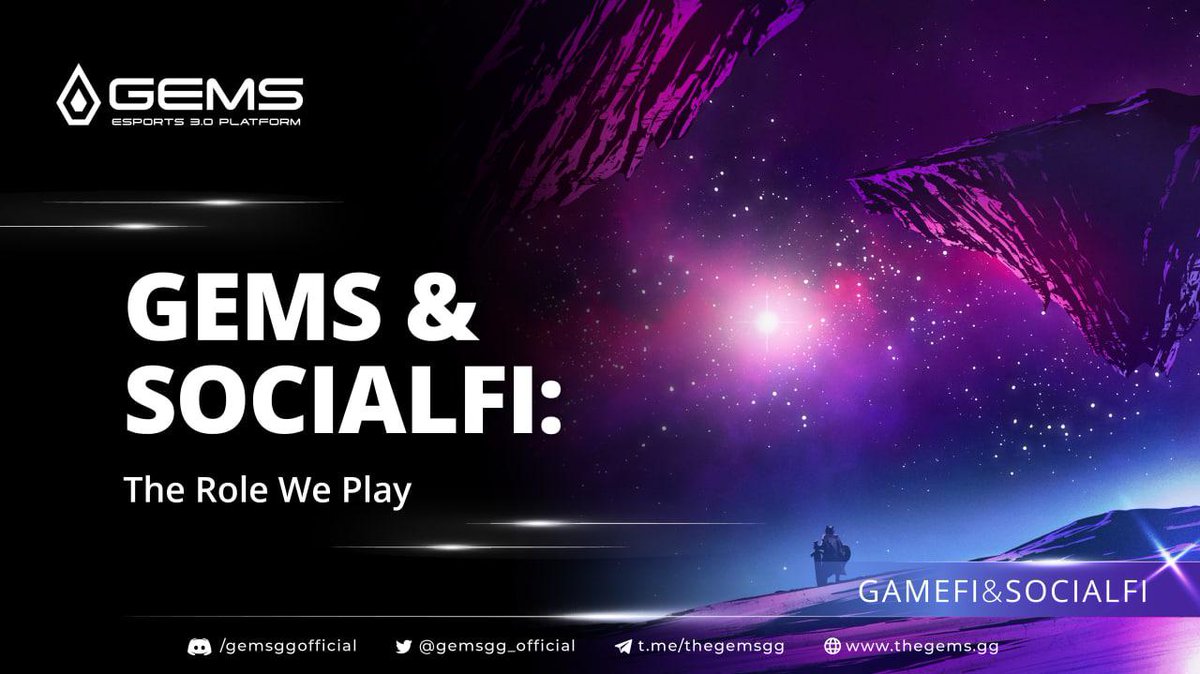 gemsgg_official's tweet photo. 💎 GEMS &amp; SocialFi- the role we play...

👉 Talent Acquisition
👉 Talent Agency
👉 Streamer’s Hub
👉 Fan Token System
👉 PVP / Team VS Team Battle Pools

#GameFi #FanFi # SocialFi https://t.co/EdUPFNQbZe