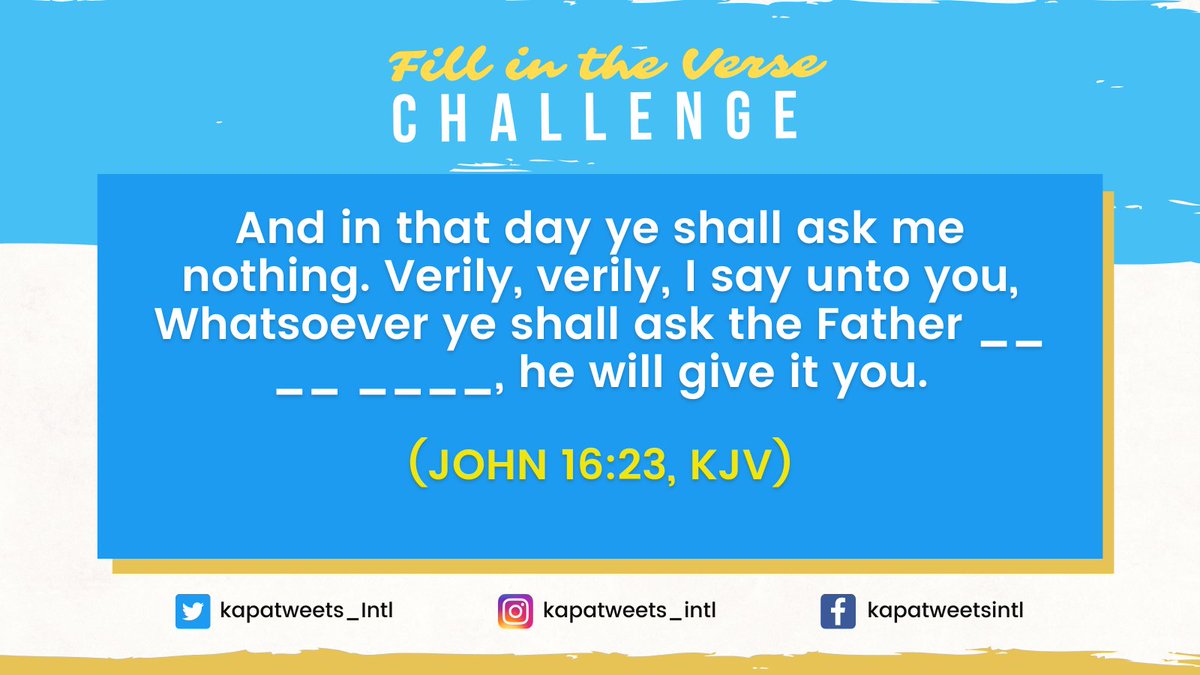 Kapatweets Intl Puredoctrinesofchrist S Tweet Fill In The Missing Words Of This Verse That Was Discussed Yesterday Don T Forget Our Hashtag And line In Your Tweets How Should We Treat