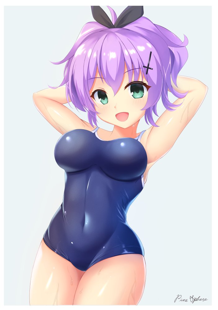 #アズールレーン 
#碧蓝航线 
#AzurLane 

ジャベリンにスク水着せてみた。 