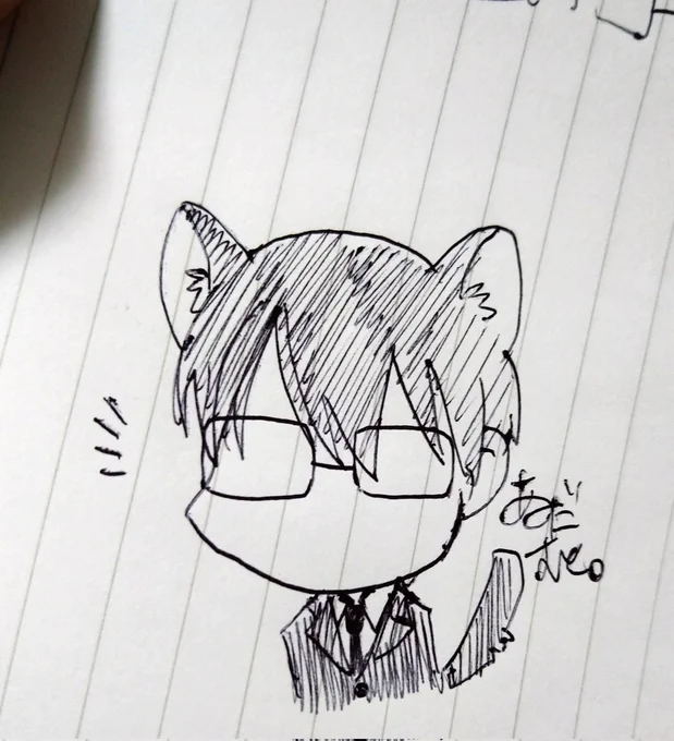 黒ねこはこっちも似合うかな🍙
#猫の日 