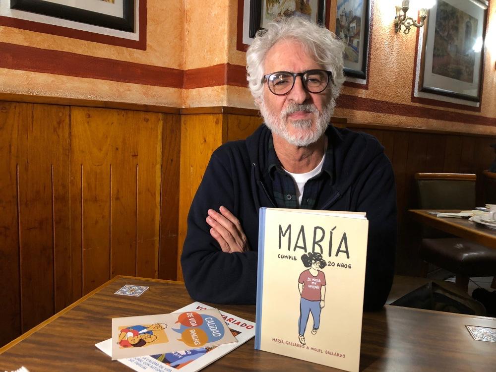 lamassanacomic's tweet photo. Avui no és un bon dia pel món del còmic, Gallardo ens ha deixat. Dibuixant conegut pel seu treball a Makoki o per "Maria y Yo" ens deixa al cap de 66 anys per un càncer tal com ens va narrar en mig de la pandèmia. DEP 😔 https://t.co/ML8JSYYmSQ