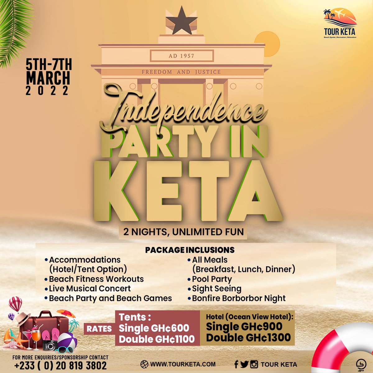 Freddie_GH's tweet photo. Trending self acclaimed #GhettoSuperstar and #Novayi hit maker Chief One in Keta on March 5th for the Independence Beach Party. 

Book your seats NOW and let's take you to the #SandCity!

#VisitKeta @TourKeta #WhatIsThat #IndependenceBeachPartyInKeta https://t.co/c1NBexkMW6