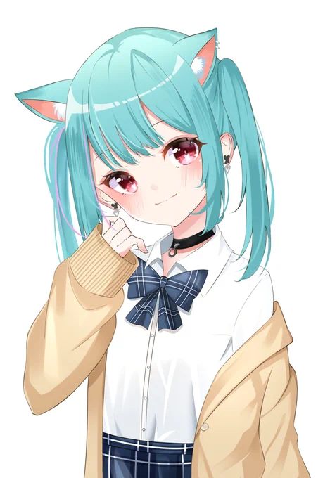 💜💚
#猫の日 