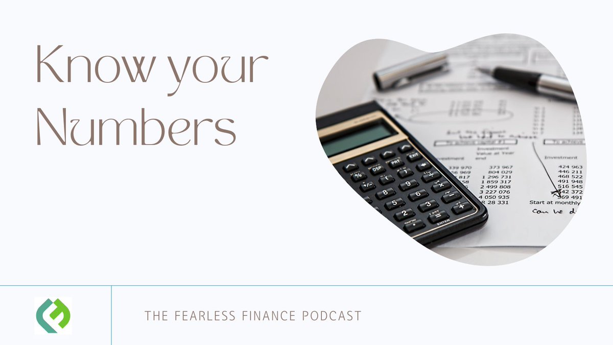 Know Your Numbers - the first episode of a new series on the 7 Pillars of Financial Wellbeing on the Fearless Finance podcast. Available from your favourite podcast platform and link in the comments #financialwellbeing #moneycoach #personalfinance #podcast #moneymanagement
