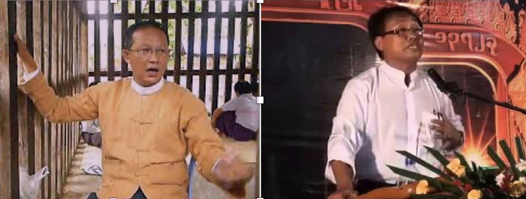 Today, Htin Lin Oo (left) was sentenced to 3 years to imprisonment with hard labour. Maung Thar Cho was sentenced to 2 years in prison. Both were arrested on the first day of the military coup &amp; verdict came after being detained over a year. 

Free All Political Prisoners Now!