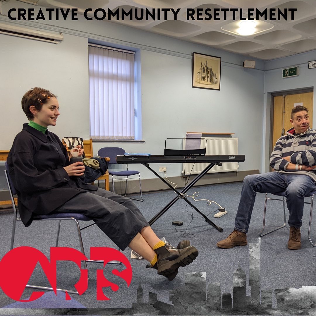 OddArtsUK's tweet photo. 🎵WE•WROTE•A•SONG!🎵 What a wonderful session for #CreativeCommunityResettlement participants- we got to make noise, #sing, #dance & create a passionate #song with a peaceful message 🤩 Thanks to funders
@ace_thenorth @OneMcr #doylycartecharitabletrust #oddarts #CCR #music https://t.co/45gdc6CdIo