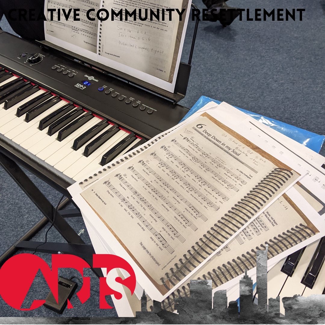 OddArtsUK's tweet photo. 🎵WE•WROTE•A•SONG!🎵 What a wonderful session for #CreativeCommunityResettlement participants- we got to make noise, #sing, #dance & create a passionate #song with a peaceful message 🤩 Thanks to funders
@ace_thenorth @OneMcr #doylycartecharitabletrust #oddarts #CCR #music https://t.co/45gdc6CdIo