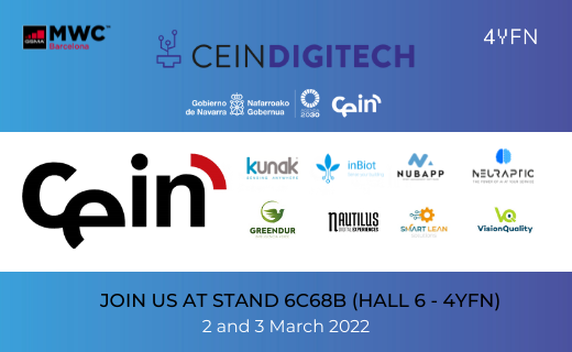 ceinnavarra's tweet photo. ¿Vas a asistir al @MWCHub? Estaremos encantados de darte la bienvenida a nuestro stand en @4YFN_MWC, en el que contaremos también con @KunaK_sensing, @inbiot_es, #Nubapp, @neuraptic, @GREENDUR_tw, @NautilusExperi1, @SmartLeanS y #VisionQuality.
🔽
https://t.co/pFy1AY5K9C https://t.co/peTylCpu1R