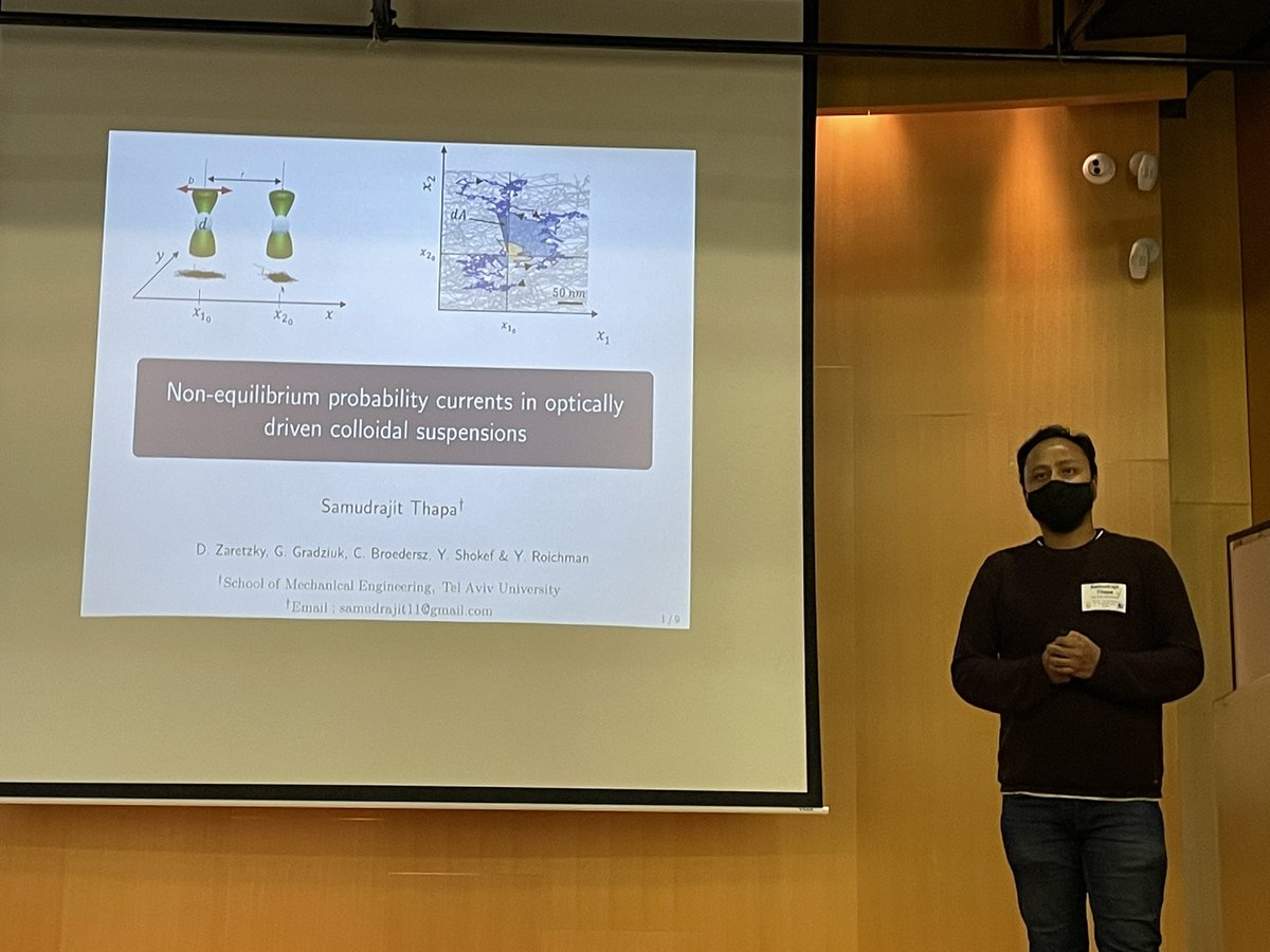YRoichman's tweet photo. Samudrajit Thapa from @BioSoftTAU speaking at the IPS 2022 meeting in @bengurionu https://t.co/O6DlCkaxav