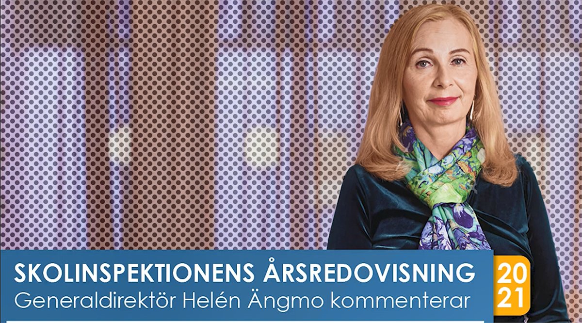 Skolinspektion's tweet photo. Skolinspektionens granskningar ska leda till förbättringar i elevers vardag. De allra flesta skolor rättar till de brister vi har sett. Hör GD Helén Ängmo kommentera Skolinspektionens årsredovisning 2021 – ett år präglat av covid-19. 👉 https://t.co/xVKKKoHeXn
#skolan #utbpol https://t.co/BJkm3qph2f
