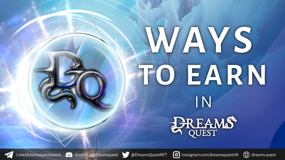 DreamsQuestNFT's tweet image. 🌟 Players can earn from NFT assets they may find, collect, and trade, but also through earning and spending from gameplay.

#DreamsQuest #NFT #P2E