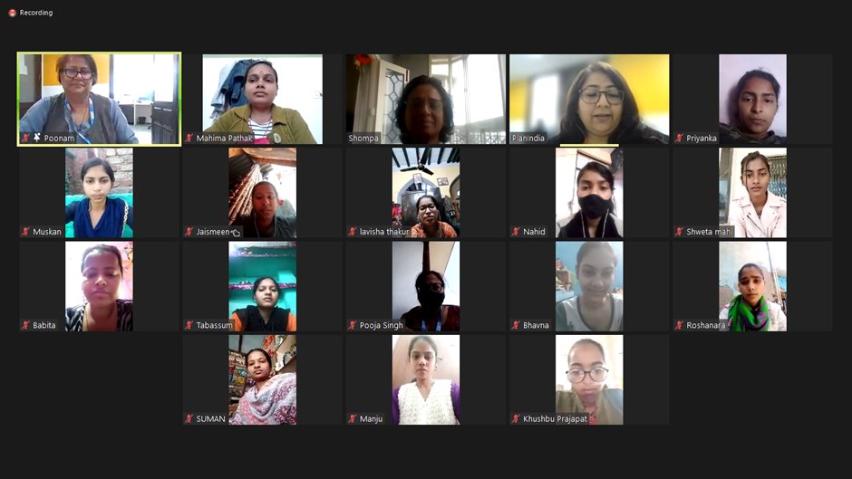 Plan_India's tweet photo. Sharing some highlights from today's webinar on gender awareness, which was hosted for the current batch of #DigitalMitra. The goal of the webinar was to familiarise participants with key terms like #gender, #genderequality,& #GenderEmpowerment. https://t.co/UXb93iguHr