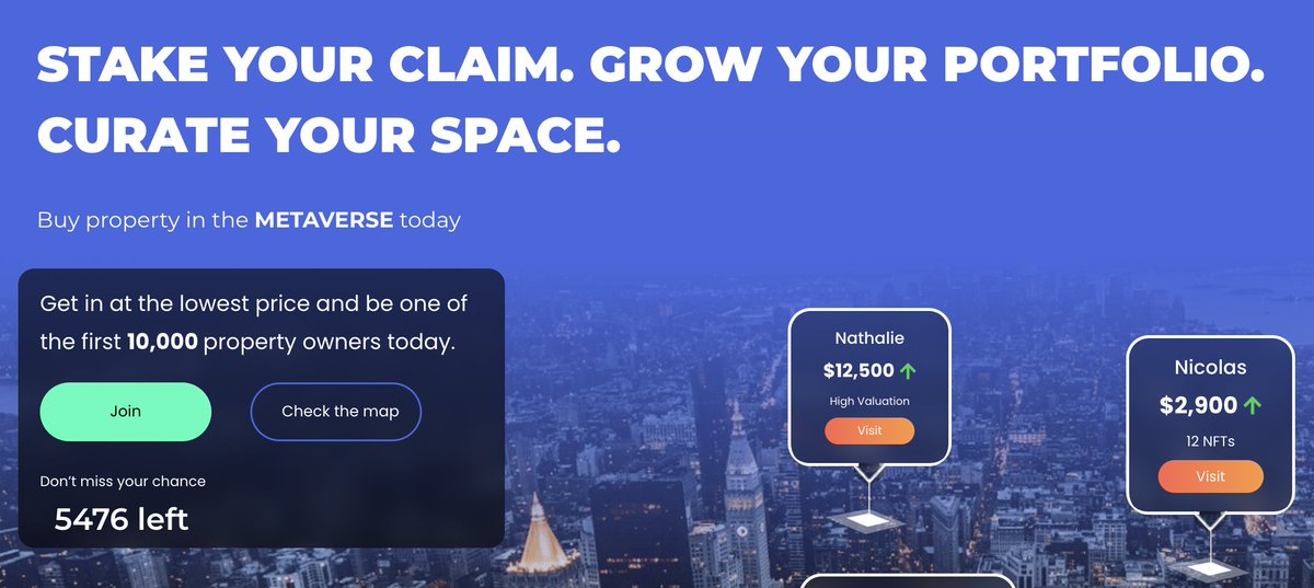 MetaEstate_EN's tweet photo. Testing some new header.
Which button will you click first ?
1 - Join 
2 - Check the map button first
3 - None 

#NFTCommunity #Help #NFT https://t.co/5DnTq4xrWf