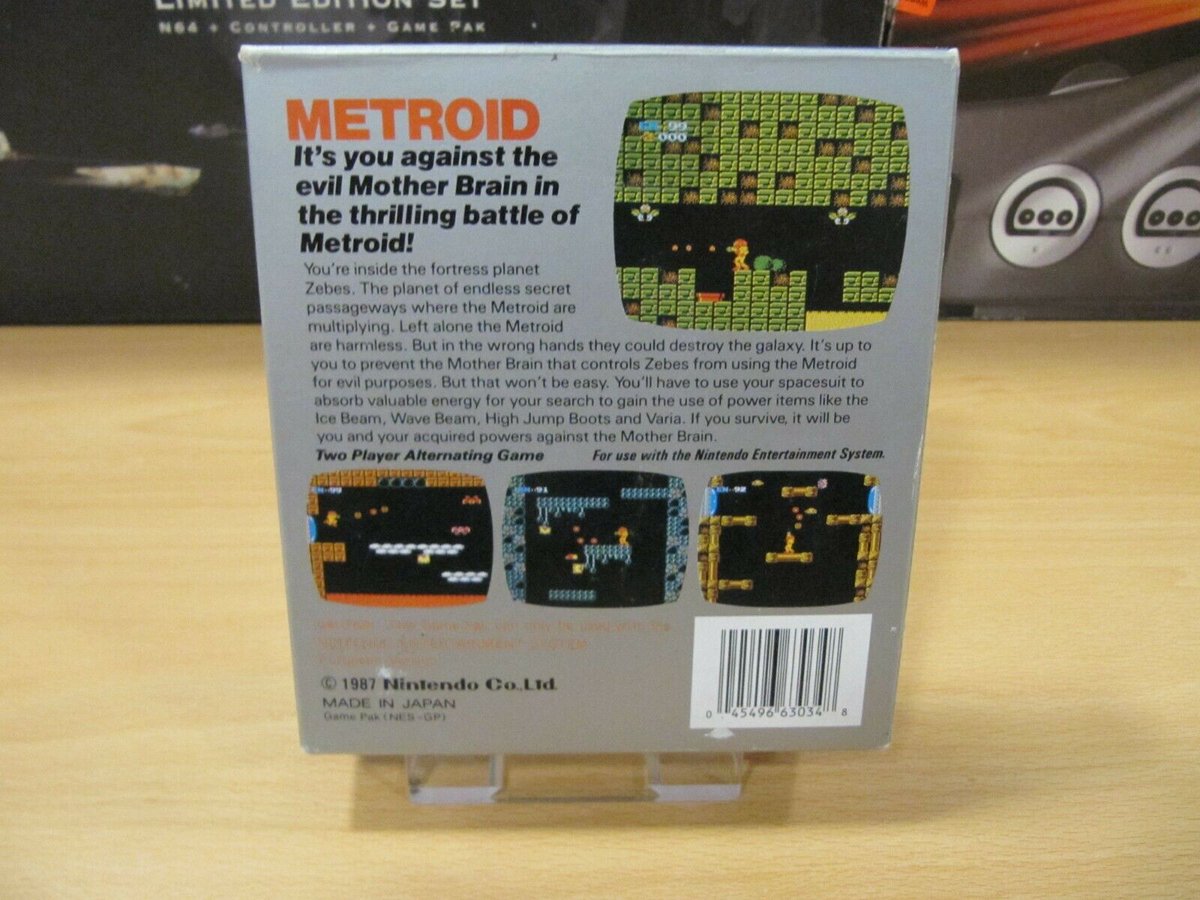 Gamescollection's tweet photo. https://t.co/t7qXuJTD9F

These small boxes are sexy as hell!

#metroid #nes #metroidnes #nintendo #nintendones #retrogame #retrogamer #retrogaming #retrogames #retrogamers #retrogamesearch #retrogamecollection https://t.co/oTZXqtn6ym
