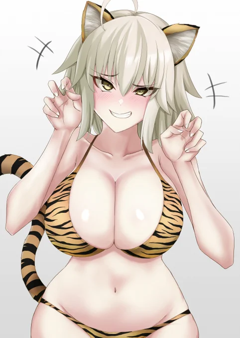 ネコ科なので虎邪ン
#猫の日 