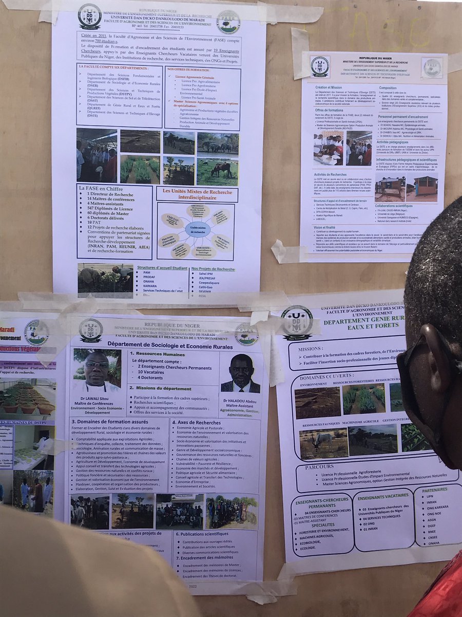 Na_Me_Tx's tweet photo. Rentrée Solennelle 2021-2022 à l’université de Maradi. #UDDM
Exposition.
1-FASE https://t.co/uwbPzReJdS