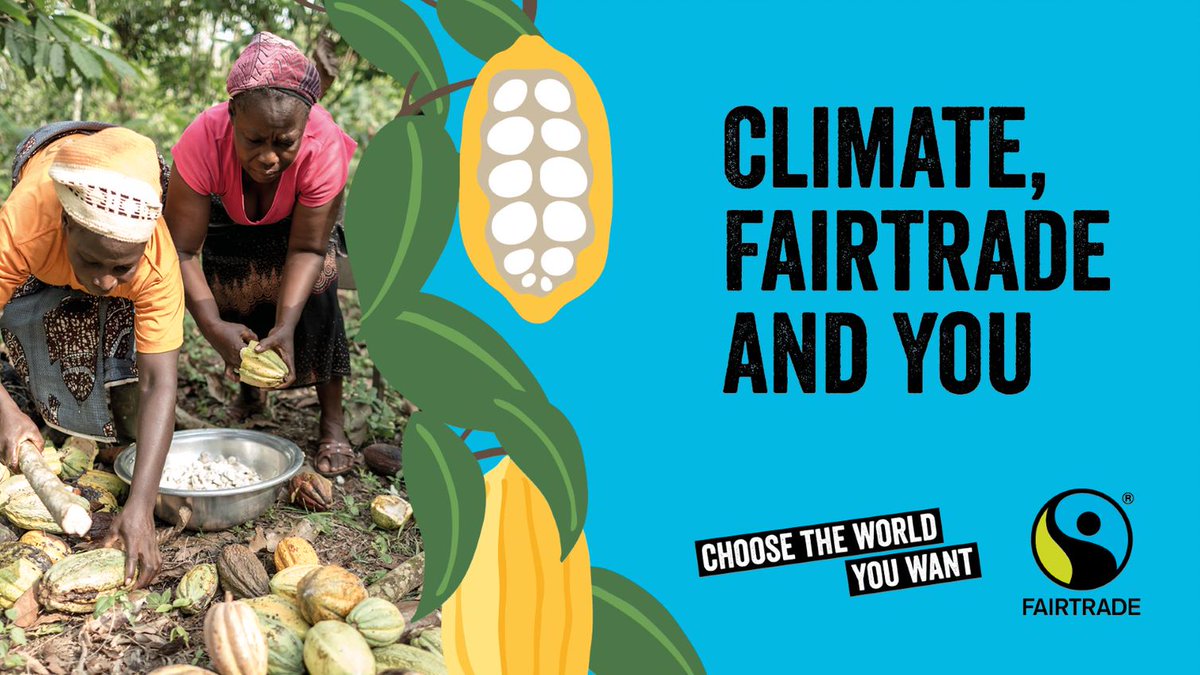 The #FairtradeFortnight has started! The Choose The World You Want Festival is running over the next two weeks and calls for urgent support for farmers and workers adapting to the effects of the climate crisis.

Explore the festival's free events here: fairtrade.org.uk/choose-the-wor…