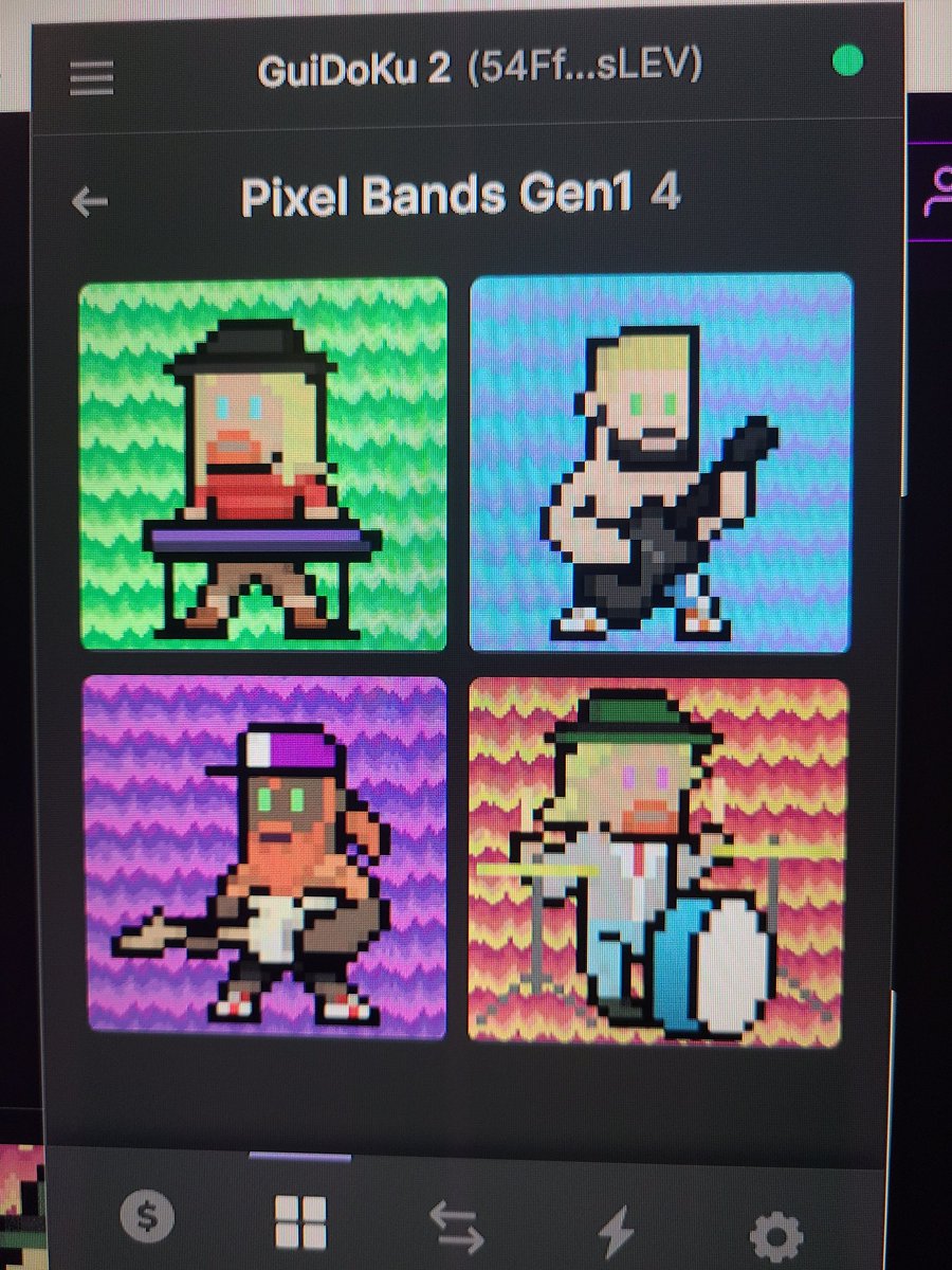 GuiDoKu83's tweet photo. @PixelBandsNFT Introducing the band "Mellow Sunday" -- Cannot WAIT to mint them!! #pixelbands #musicnfts #music #bands #nft #solana #solananfts https://t.co/qoZ3fL3LpB