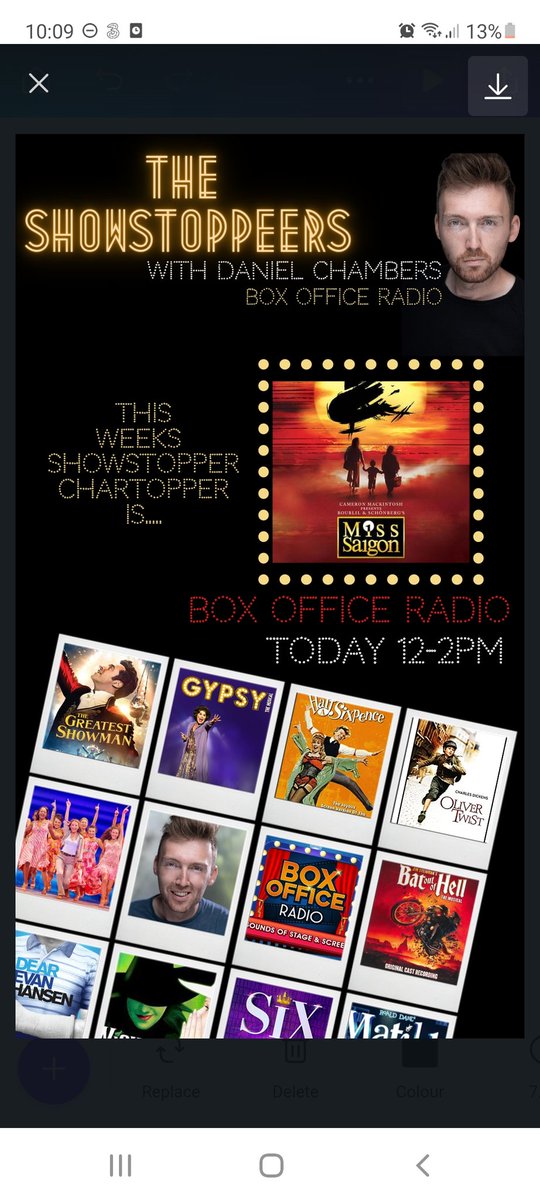 Join me at 12 pm today <a href="/BoxOfficeRadio/">Box Office Radio</a> for some of the BIGGEST Showstoppers, plus we head to another West End Theatre playing songs old and new with Musical Monopoly, plus this weeks Musical Connections. Plus so much more...
See you at 12 pm!