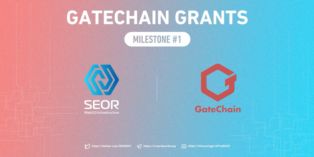 SEOR001's tweet photo. 💕SEOR has achieved the GateChain Milestone 1, and we will jointly develop the Web3 ecosystem. @gate_io @gatechain_io 🚴‍♂️

🦩SEOR is positively developing the LCDP and getting a step closer to construct the complete Web 3 infrastructure.🐬

🧩More details: https://t.co/k0OkTu7TWP https://t.co/yPem2Fj0Xv