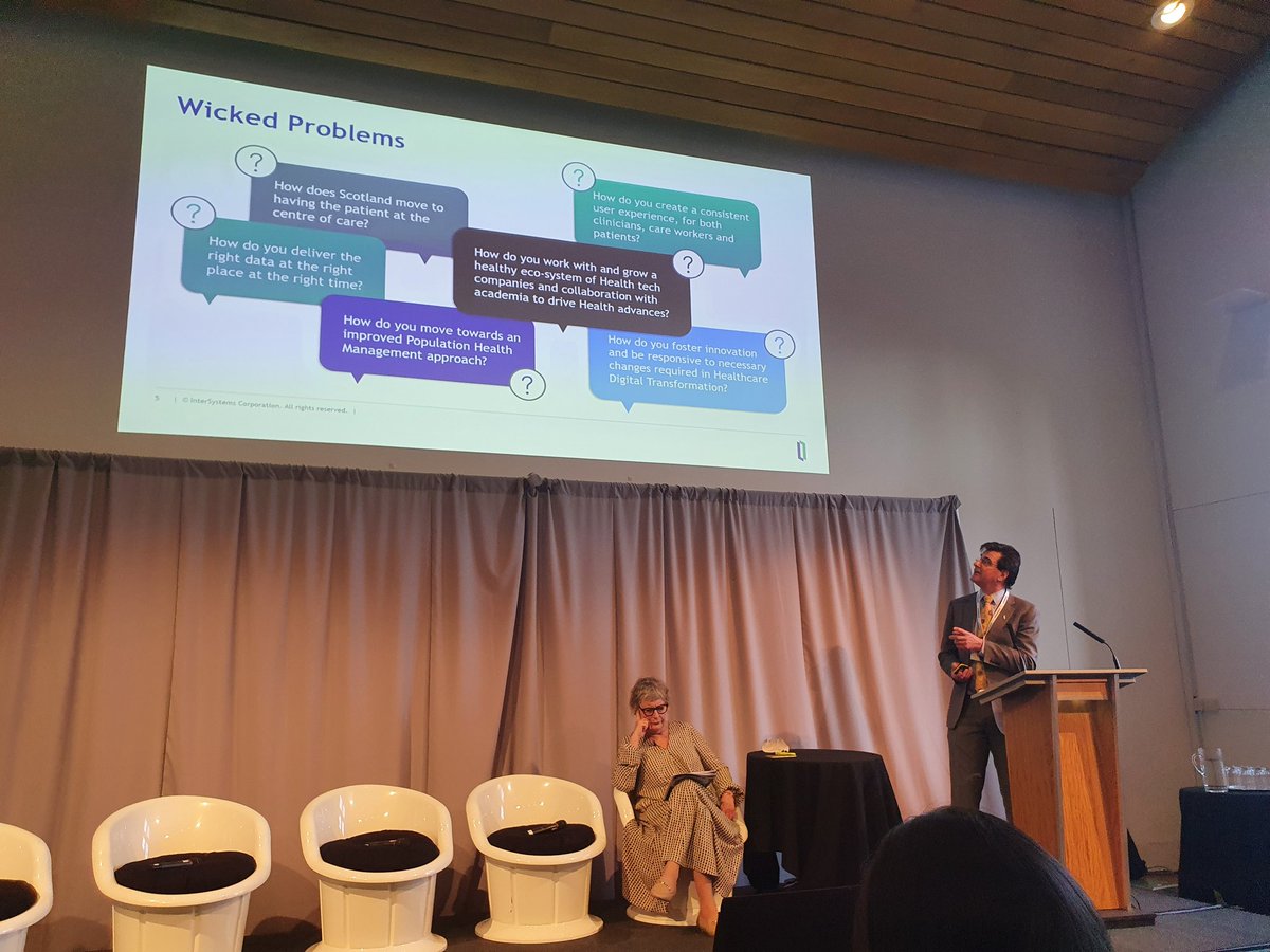 InterSystemsUKI's tweet photo. How do you create a consistent user experience for both #clinicians, care providers and #patients?
We need to focus on #heathdata consolidation and #integratedcare, rather than take a 'tools only' approach
@DavidHancock6 #DigiHealthcare22 https://t.co/gZhJWIvwrr