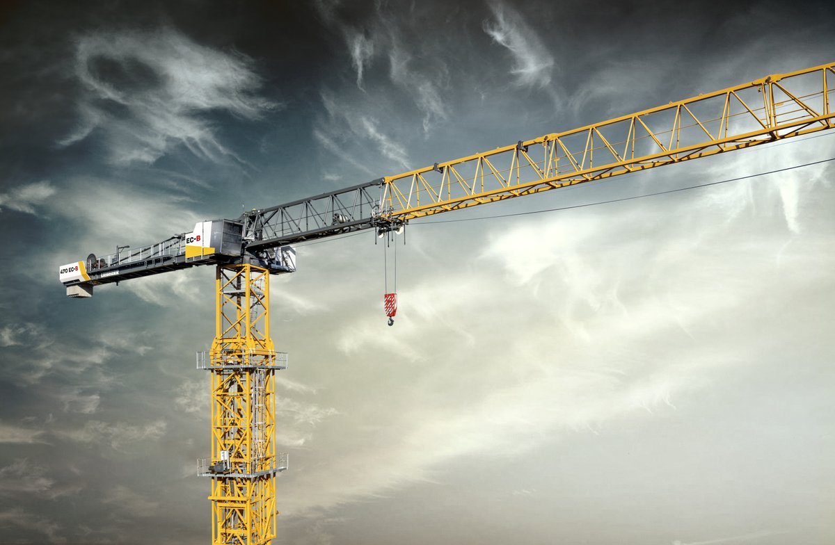CranesToday's tweet photo. Liebherr has launched the 470 EC-B Flat-Top crane as a flagship model in its ‘Tough Ones’ EC-B series. The crane is available in two versions – with 16 or 20 tonne lifting capacities. Read the full story here: https://t.co/dpdQkkHIua
#Liebherr
#flattop
#towercrane
#flagshipmodel https://t.co/m3LeyyGmS5