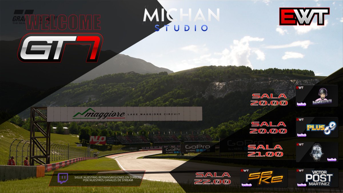 🏁Esta noche vuelve el <a href="/eWorldTour/">eRacing World Tour</a> (<a href="/EWT_Live/">EWT Live</a>) al canal de #Twitch y hay ganas🏁

💯<a href="/Seke983/">Seke83</a> y yo sabemos perfectamente que va a haber una guerra más que intensa por el podio de hoy💯

No me lo perdería por nada del mundo la verdad (Twitch.tv/Vittorio_Post)

#Simracing #eSports
