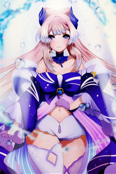 心海ちゃん
お誕生日おめでとう🎉🐟。○

#原神 #GenshinImpact #kokomi
#珊瑚宮心海生誕祭2022 