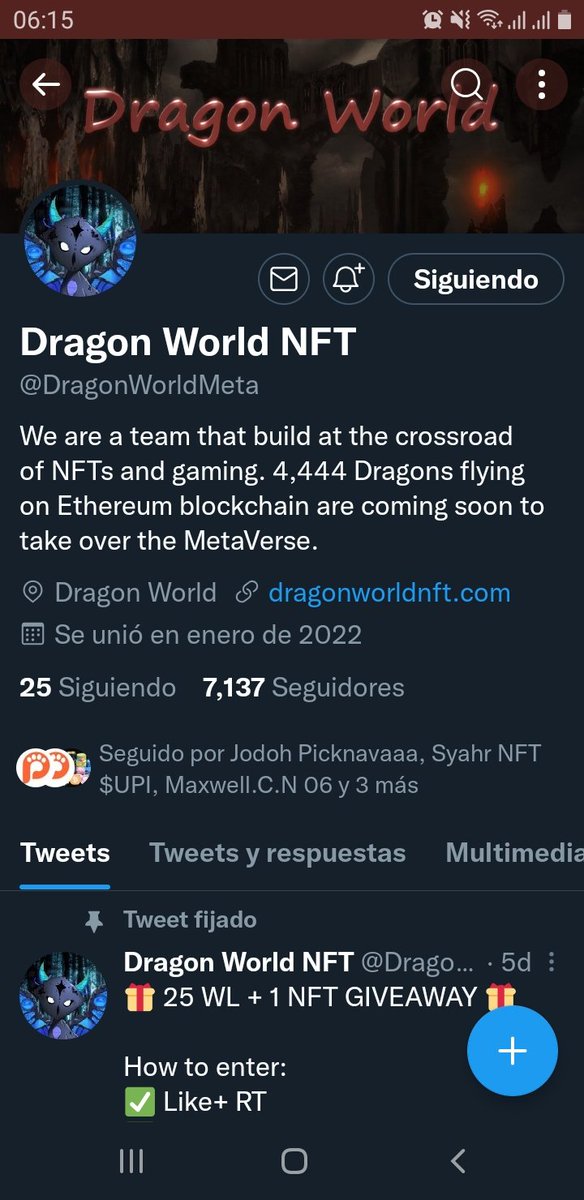 criptorut's tweet photo. @MarissaCrypto @DragonWorldMeta Done https://t.co/EDvmTIyFaW