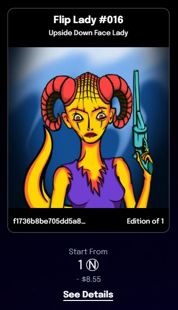 🔥News Drop 🔥Free NFT🔥
Flip Lady #016  1/1 Price : 1N

How to get it ?
1 retweet this post
2 follow me

Paras 🔸paras.id/token/x.paras.…
Price : 0N

#Nft #NFTs #nftcollector #NFTCommunity #NFTcollectibles #NFTTHAILAND #NFTdrop #NFTCollector #PARASnft