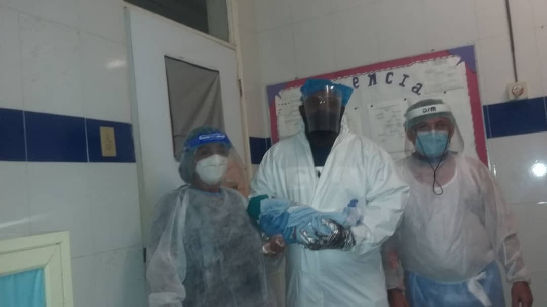 Parto Satisfactorio  realizado por el equipo de gardia de los colaboradores cubanos en el CDI Yoco estado Sucre.