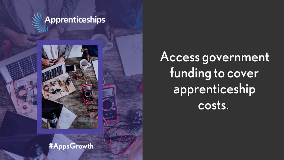 Apprenticeships's tweet photo. Hiring an apprentice doesn’t have to be costly. In many cases the government fully funds the apprenticeship training and assessment costs (up to the funding band maximum). 

For full details visit: https://t.co/tgiAw0SOro  

#AppsGrowth #SkillsForLife https://t.co/6kukBX0dIx