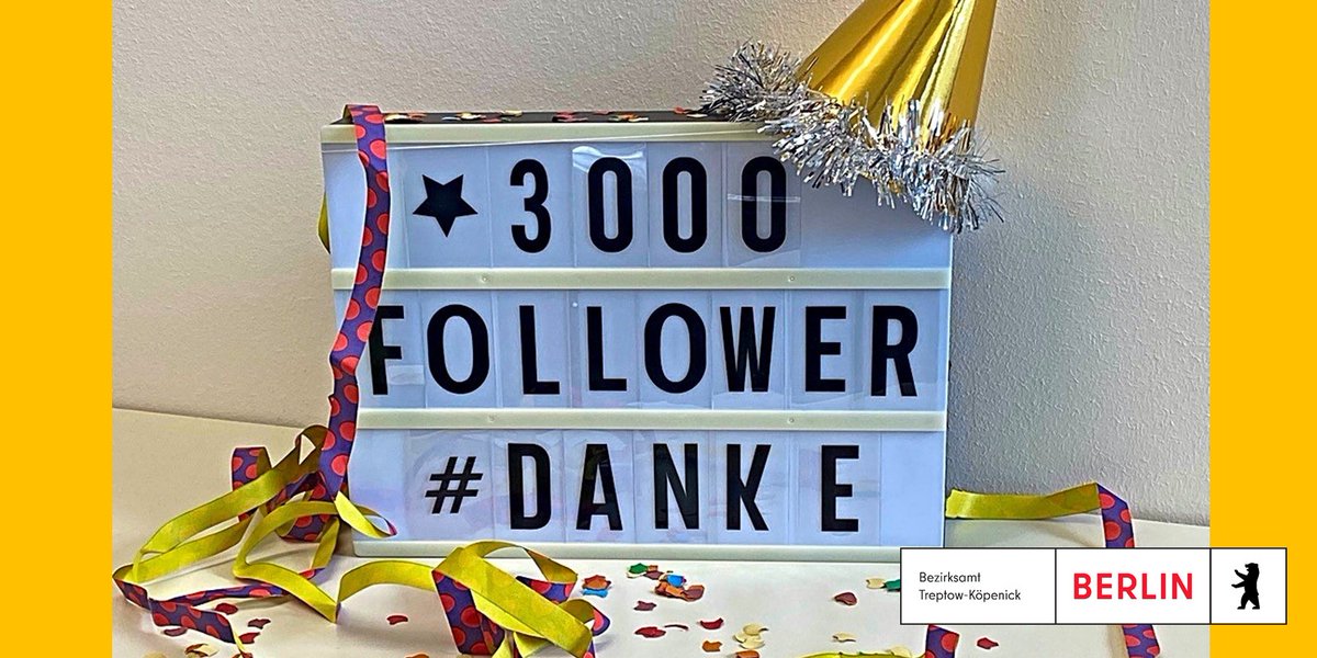 BaBerlinTK's tweet photo. Juuuhuuu🥳🥂🍾
Wir haben den Meilenstein von sage und schreibe 3⃣.0⃣0⃣0⃣ Followern erreicht und dafür möchten wir #Danke sagen.👏😍
Vielen Dank an alle, die seit Kurzem reinschauen und natürlich an alle, die seit Anfang an dabei sind.😊
#freude #3000follower #treptow #köpenick https://t.co/0u9vPmfjOB