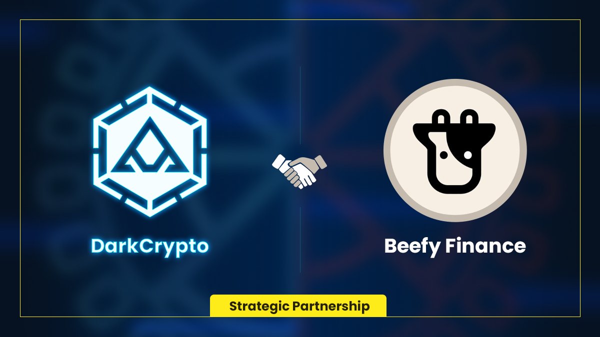 DarkCryptoFi's tweet photo. 🚨 DarkCrypto x Beefy Giveaway🚨

🎉 To celebrate the strategic partnership with @beefyfinance we are doing a big giveaway

🎁 Prizes: 3 lucky winners split 300 $DARK

To enter:
1️⃣ Follow us @DarkCryptoFi
2️⃣ Like, Retweet &amp; Tag 3 friends
End in 72hr, Good luck all!
#DarkCrypto https://t.co/Mzgv04eOor