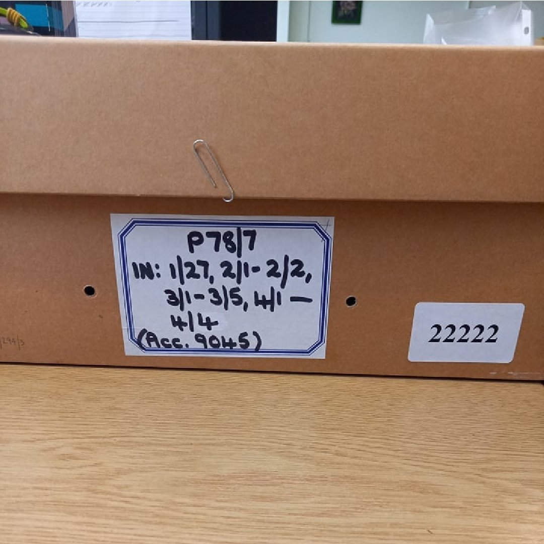 GlosHeritageHub's tweet photo. Happy #Twosday! In honour of 22/2/22 we have dug out box 22222 from our strongrooms! What do you think is inside?
Find out in our new YouTube short: https://t.co/teKxtgwUv1
#Whatisinthebox #archives #22222 https://t.co/xAoE807inm