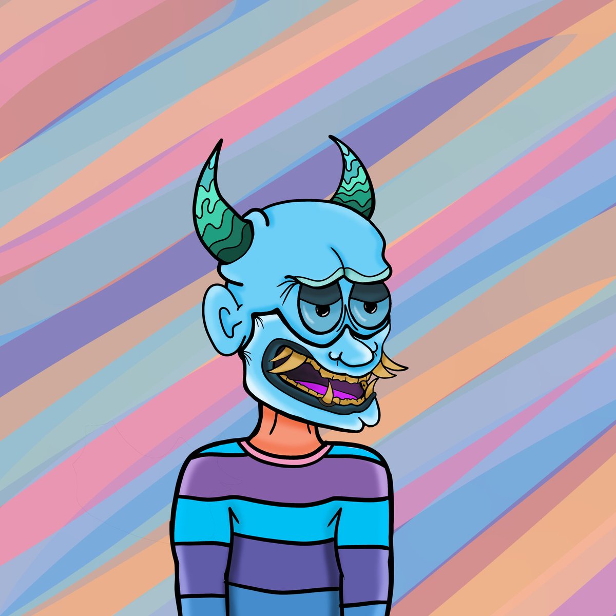 OniToonz's tweet photo. Every Oni you MINT = I send you a free one. ⛩ Through the rest of the week. Let’s go! 🚀 #Minting #NFT https://t.co/7qRgb7Nzii