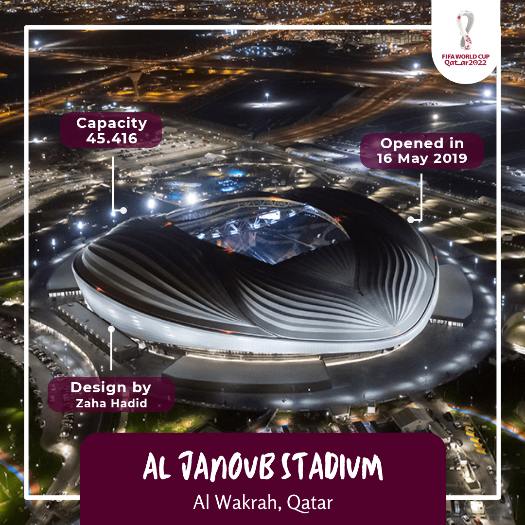 WC_trivia's tweet photo. Lusail Stadium, Khalifa International Stadium, Al Janoub Stadium

@WC_trivia 

#qatar #qatar2022 #qatarlifestyle #qatartravel #beautifulofqatar #qatartourism #qataruniqueness #qatardaily #travelblogger #qatardestination #qatarholidays #exploreqatar #qatarstadium https://t.co/ZdmPEAEyvl