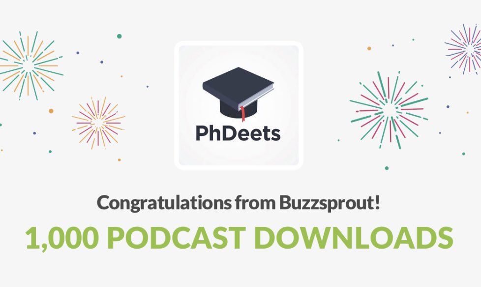 PhDeets_podcast's tweet photo. Thank you to everyone that has listened to the pod! We are a 3 man band that has put our own money and time into this - we couldn’t be prouder. Also a big thank you to all our wonderful guests that have made our episodes so interesting. Here’s to many more! 🥳 #phdchat #phdlife https://t.co/oNxsDWinKQ