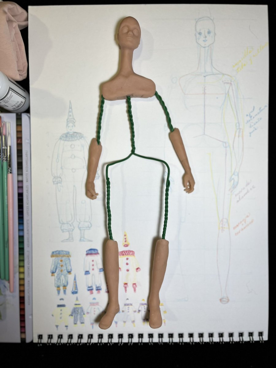 GM. 
I show you the progress of last week, the ceramic pieces and the interior structure of the doll. I continue working and showing the process 😸
#WIP #NFTcollector #nftartcollector