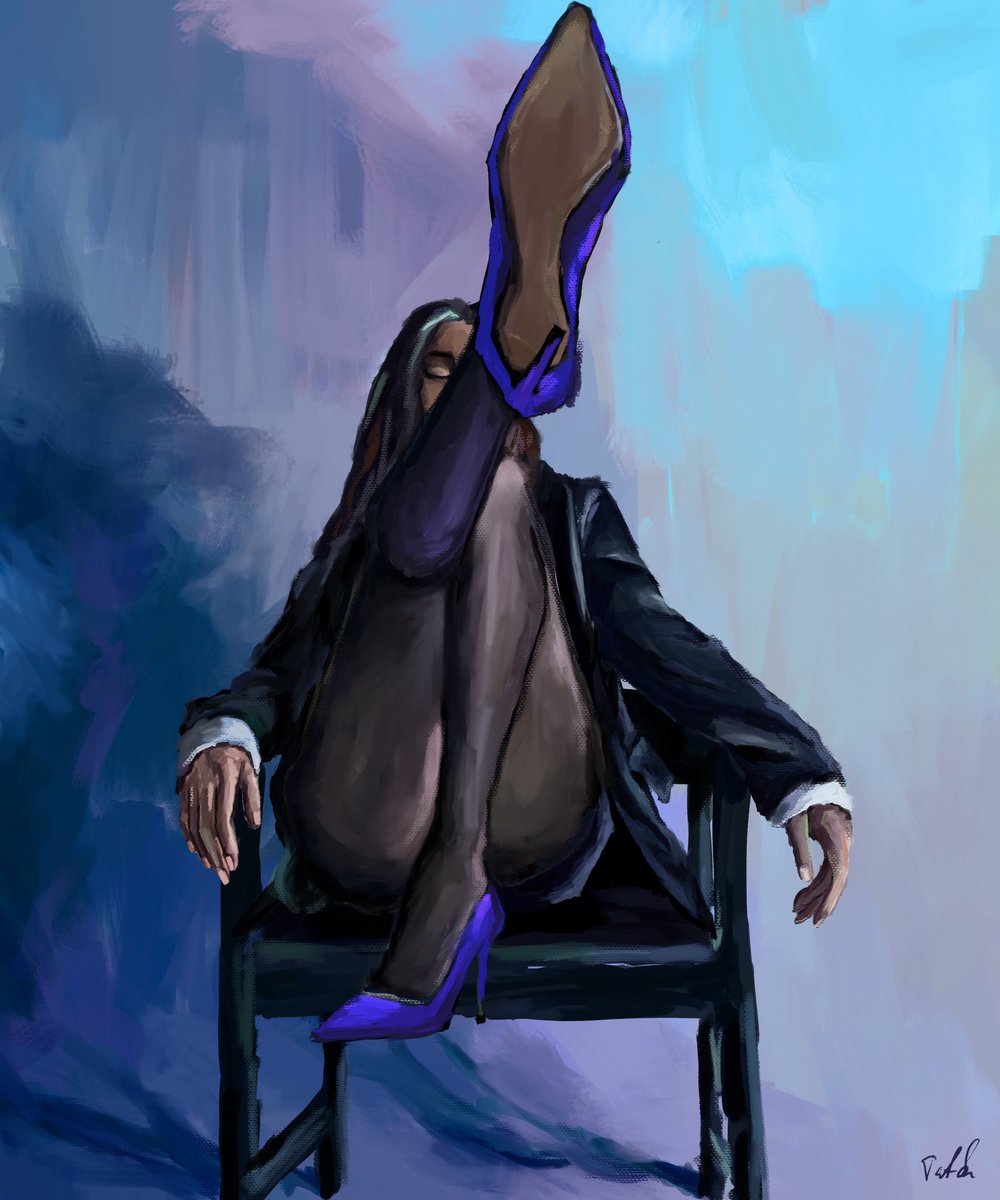 What to wear blue shoes with?
My new Art 💙