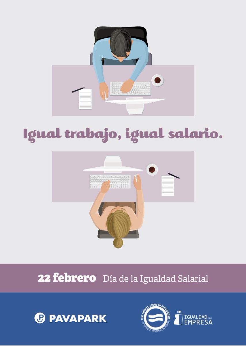 Hoy #22F #DíadelaIgualdadSalarial, nos sumamos a esta cita imprescindible por la #IgualdadEnLaEmpresa
#RedDIE