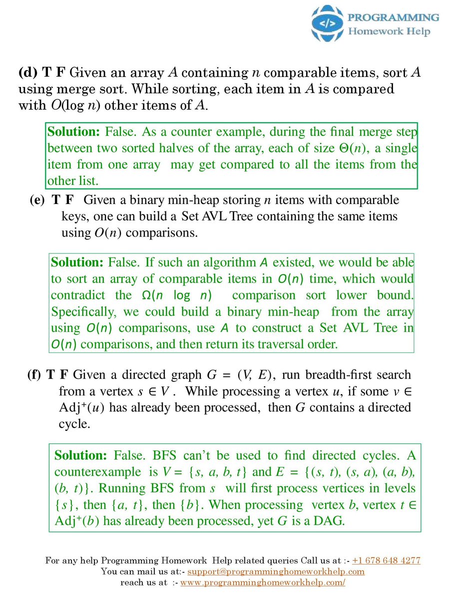ProgrammingHom1's tweet photo. I am Vincent S. I am an Algorithm Homework Expert at https://t.co/CUDaUvzfLj. I hold a Ph.D. in Programming from, University of Minnesota, USA. I solve assignments related to Algorithms. To see the full assignment https://t.co/ltN4PeQK6a
#programminghomeworkhelp https://t.co/1eUq4gagkm