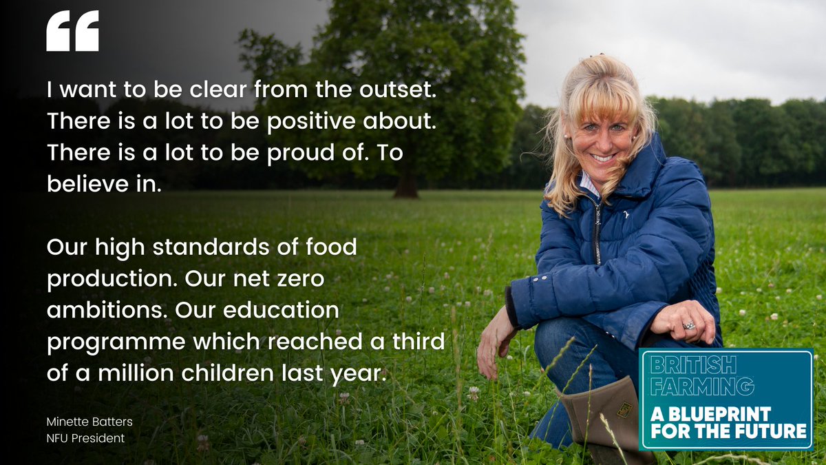 NFUtweets's tweet photo. Our President @Minette_Batters opens #NFU22 by highlighting just a few of the many reasons to be positive about the future of British farming 🇬🇧👨‍🌾 https://t.co/FNxRwpgCgM