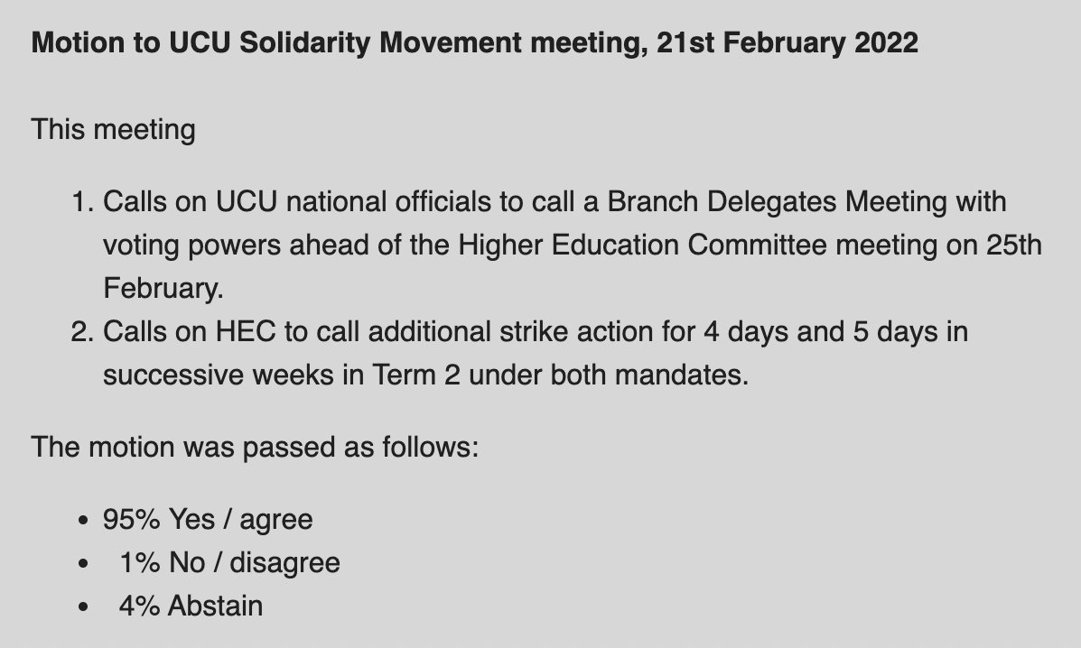 We @UCU members are ready to fight. We want a Branch Delegates Meeting this week, and escalating strike action from March onwards. We are ready to win both on #USSmess and #FourFights! See you at the march to #USS HQ today! ✊🏽♥️🌈 <a href="/DrJoGrady/">Jo Grady</a> <a href="/zenscara/">Vicky Blake UCU @vickyblake.bsky.social</a> <a href="/justinemercer11/">Justine Mercer UCU President (2023/24)</a>